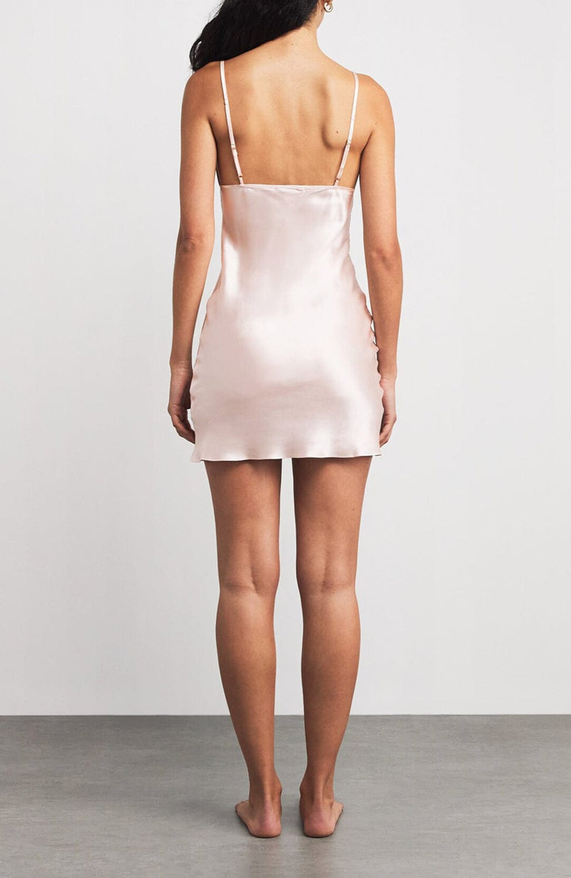 Taylor Short Slip-Loungewear-Gilda & Pearl-SHEER, SHEER, Luxury lingerie brand, Luxury lingerie Hong Kong, Designer lingerie HK, Designer lingerie online, International luxury lingerie, Luxury lingerie gift ideas, buy lingerie online, Designer lingerie global delivery, Luxury lingerie shipping to Australia, Luxury lingerie shipping to Singapore