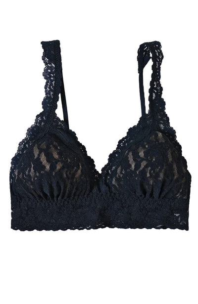 Sheer Lingerie Hanky Panky Bras Black / 9001 / XS Signature Lace Padded Crossover Bralette