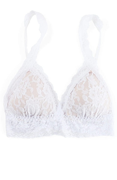 Sheer Lingerie Hanky Panky Bras White / 9001 / XS Signature Lace Padded Crossover Bralette