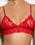 Sheer Lingerie Hanky Panky Bras Signature Lace Padded Triangle Bralette