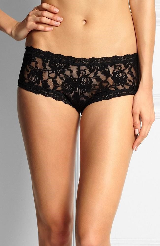 Sheer Lingerie Hanky Panky Underwear Signature Lace Boyshort 3 Pack