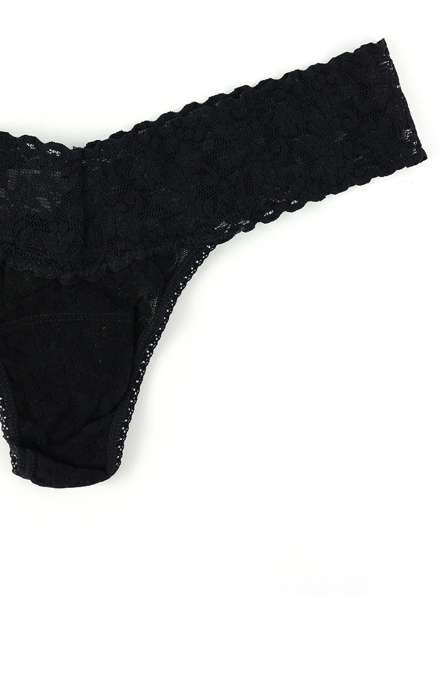Sheer Lingerie Hanky Panky Underwear Black / 1001 / O/S Signature Lace Low Rise Thong 3 Pack