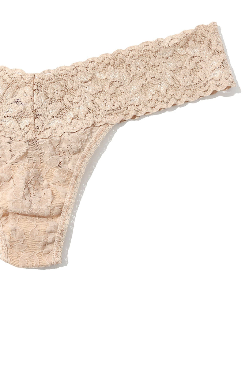 Signature Lace Low Rise Thong 3 Pack-Underwear-Hanky Panky-SHEER, SHEER, Luxury lingerie brand, Luxury lingerie Hong Kong, Designer lingerie HK, Designer lingerie online, International luxury lingerie, Luxury lingerie gift ideas, buy lingerie online, Designer lingerie global delivery, Luxury lingerie shipping to Australia, Luxury lingerie shipping to Singapore