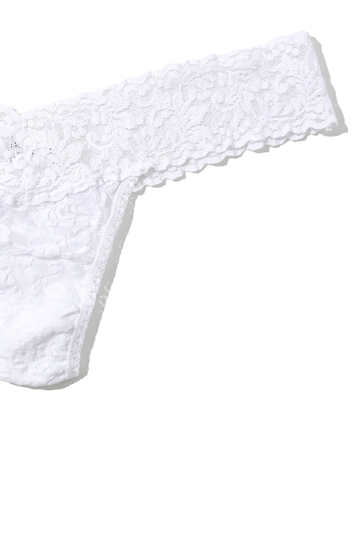 Sheer Lingerie Hanky Panky Underwear White / 1001 / O/S Signature Lace Low Rise Thong 3 Pack