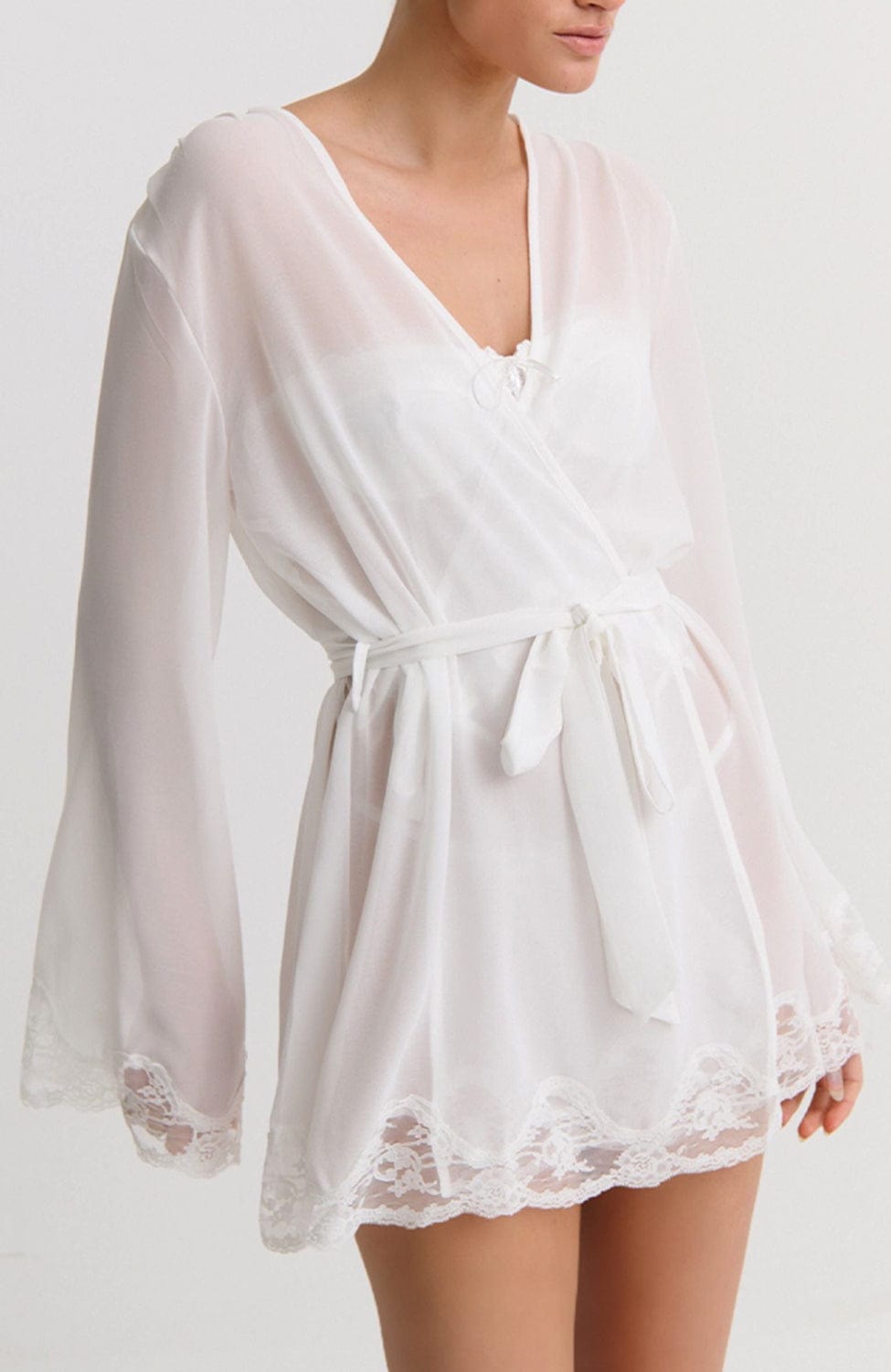 Sheer Lingerie Kat The Label Loungewear Harley Robe