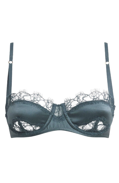 Sheer Lingerie Kiki de Montparnasse Bras Lace Inset Balconette Bra