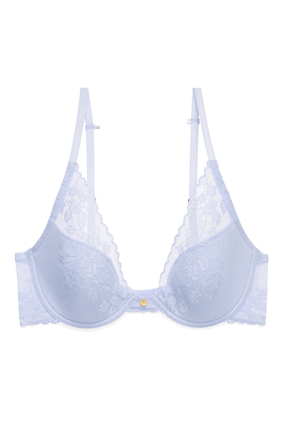 Sheer Lingerie Natori Bras Glacier Blue / 32A Cherry Blossom Convertible Plunge Contour Bra
