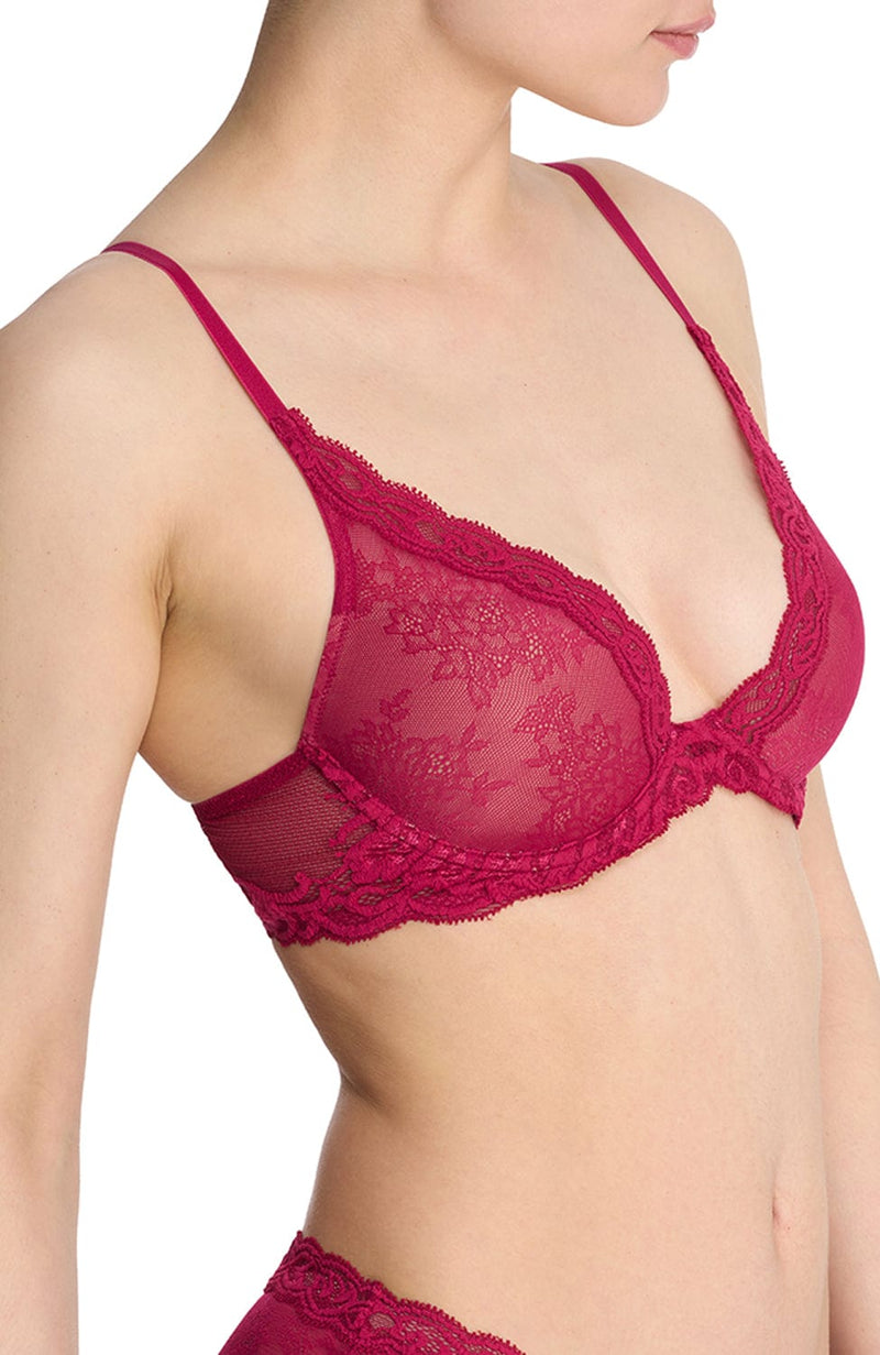 Feathers Contour Lace Plunge Bra-Bras-Natori-SHEER, SHEER, Luxury lingerie brand, Luxury lingerie Hong Kong, Designer lingerie HK, Designer lingerie online, International luxury lingerie, Luxury lingerie gift ideas, buy lingerie online, Designer lingerie global delivery, Luxury lingerie shipping to Australia, Luxury lingerie shipping to Singapore