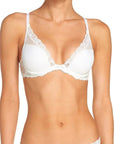 Sheer Lingerie Natori Bras Feathers Contour Plunge Bra