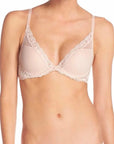 Sheer Lingerie Natori Bras Feathers Contour Plunge Bra Bundle Set