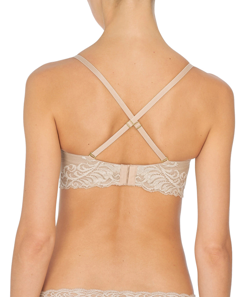 Feathers Multi-way Plunge Strapless Bra-Bras-Natori-SHEER, SHEER, Luxury lingerie brand, Luxury lingerie Hong Kong, Designer lingerie HK, Designer lingerie online, International luxury lingerie, Luxury lingerie gift ideas, buy lingerie online, Designer lingerie global delivery, Luxury lingerie shipping to Australia, Luxury lingerie shipping to Singapore
