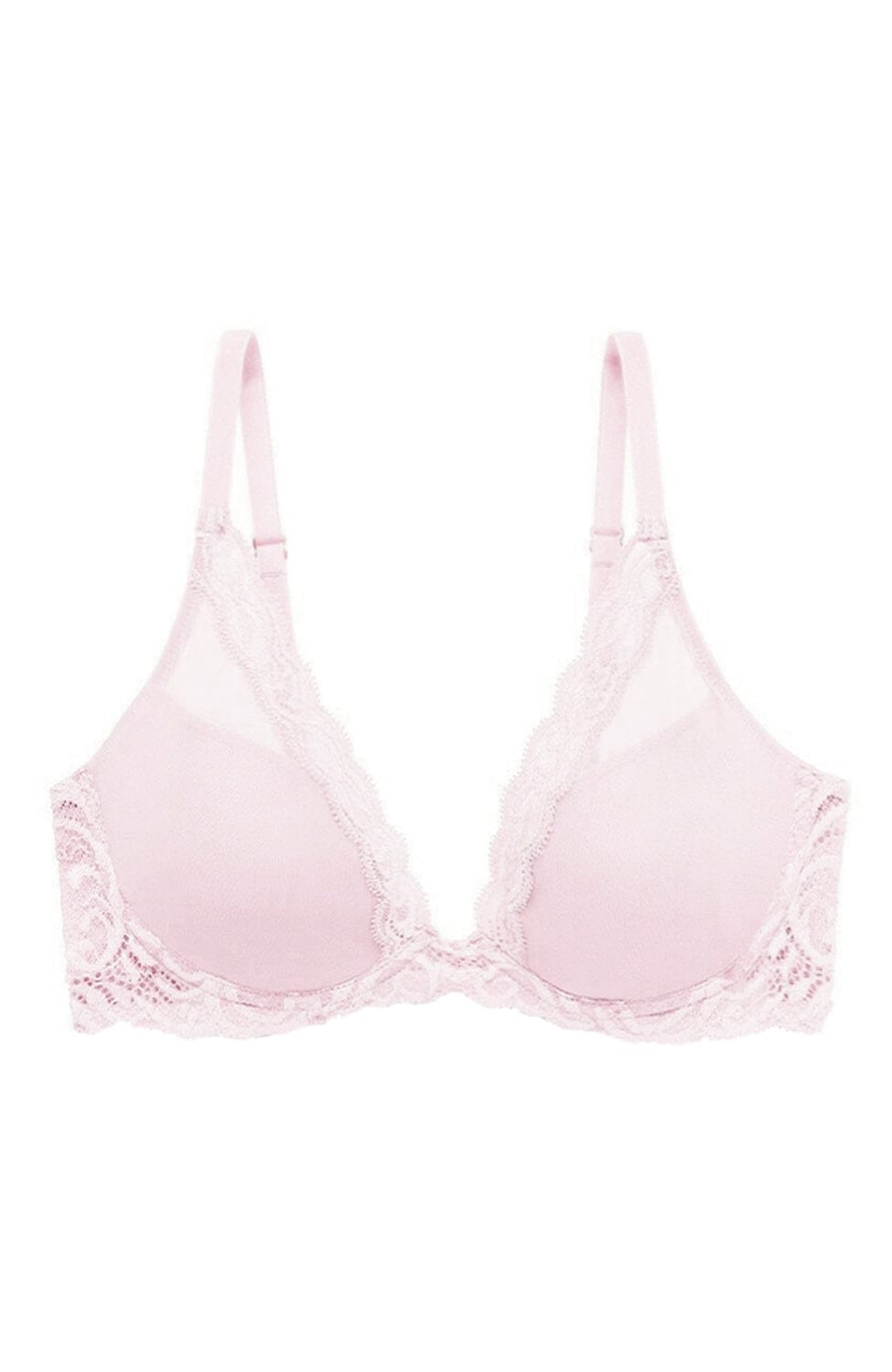 Sheer Lingerie Natori Bras Feathers Plunge T-shirt Bra