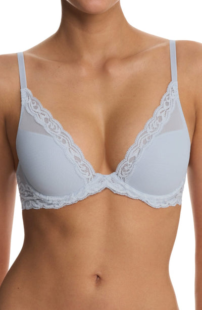 Feathers Plunge T-shirt Bra-Bras-Natori-SHEER, SHEER, Luxury lingerie brand, Luxury lingerie Hong Kong, Designer lingerie HK, Designer lingerie online, International luxury lingerie, Luxury lingerie gift ideas, buy lingerie online, Designer lingerie global delivery, Luxury lingerie shipping to Australia, Luxury lingerie shipping to Singapore