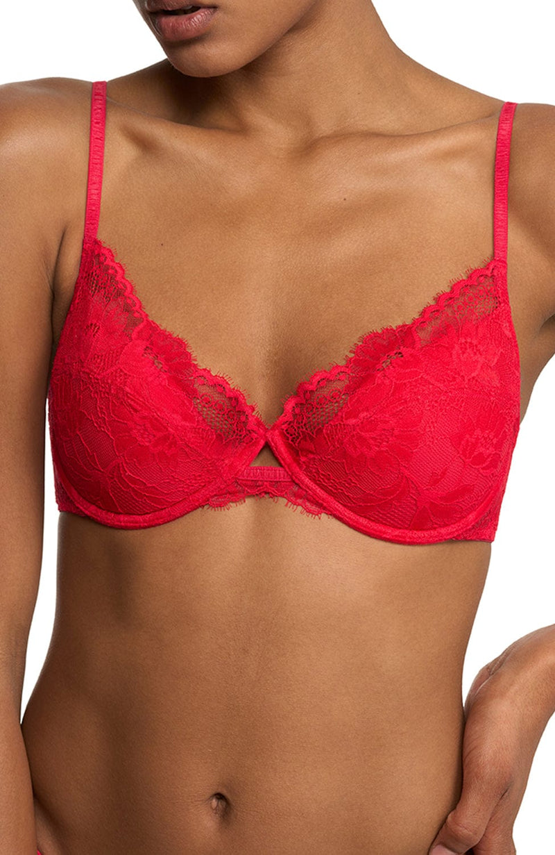 Fleur Underwire Bra and Thong Set-Lingerie Sets-Natori-SHEER, SHEER, Luxury lingerie brand, Luxury lingerie Hong Kong, Designer lingerie HK, Designer lingerie online, International luxury lingerie, Luxury lingerie gift ideas, buy lingerie online, Designer lingerie global delivery, Luxury lingerie shipping to Australia, Luxury lingerie shipping to Singapore