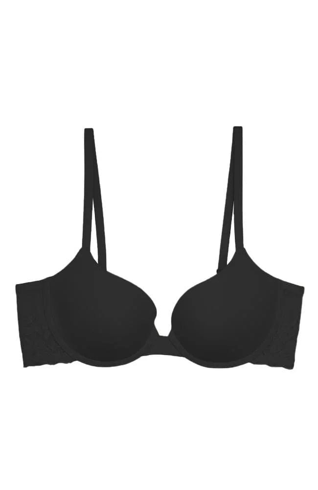 Sheer Lingerie Natori Bras Black / 32A Sheer Glamour Push Up Underwire Bra