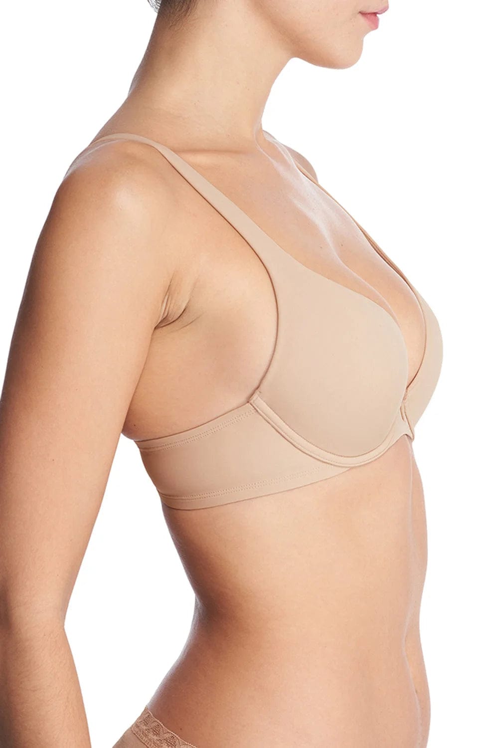 Sheer Lingerie Natori Bras Verge Convertible Plunge Contour Underwire Bra