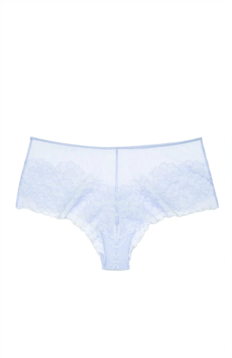 Sheer Lingerie Natori Underwear Blue Mist Ivory / 2401 / S Flora Girl Brief