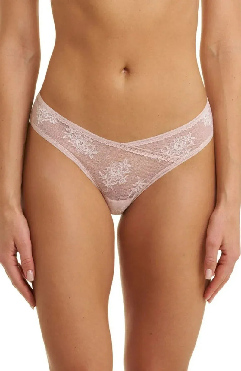 Sheer Lingerie Natori Underwear Love Lace Thong