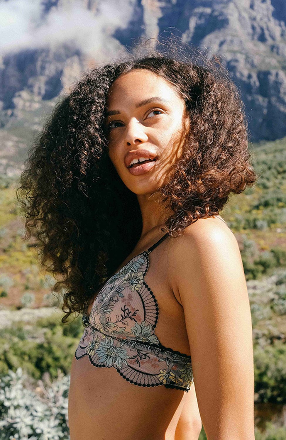 Sheer Lingerie Nette Rose Bras Ghana Midline Bralette