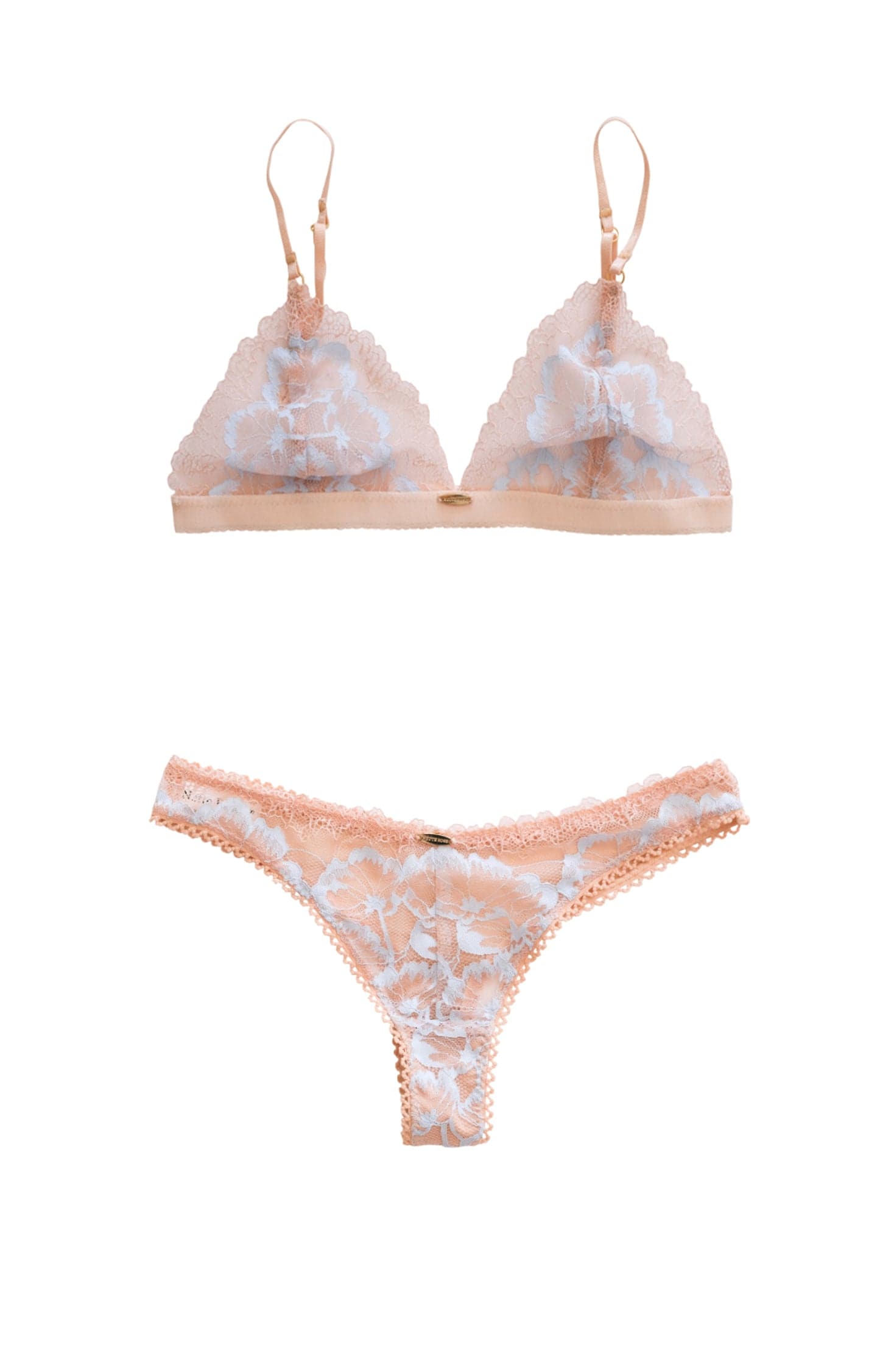 Sheer Lingerie Nette Rose Lingerie Sets XS / XS Atacama Triangle Bralette and Thong Set