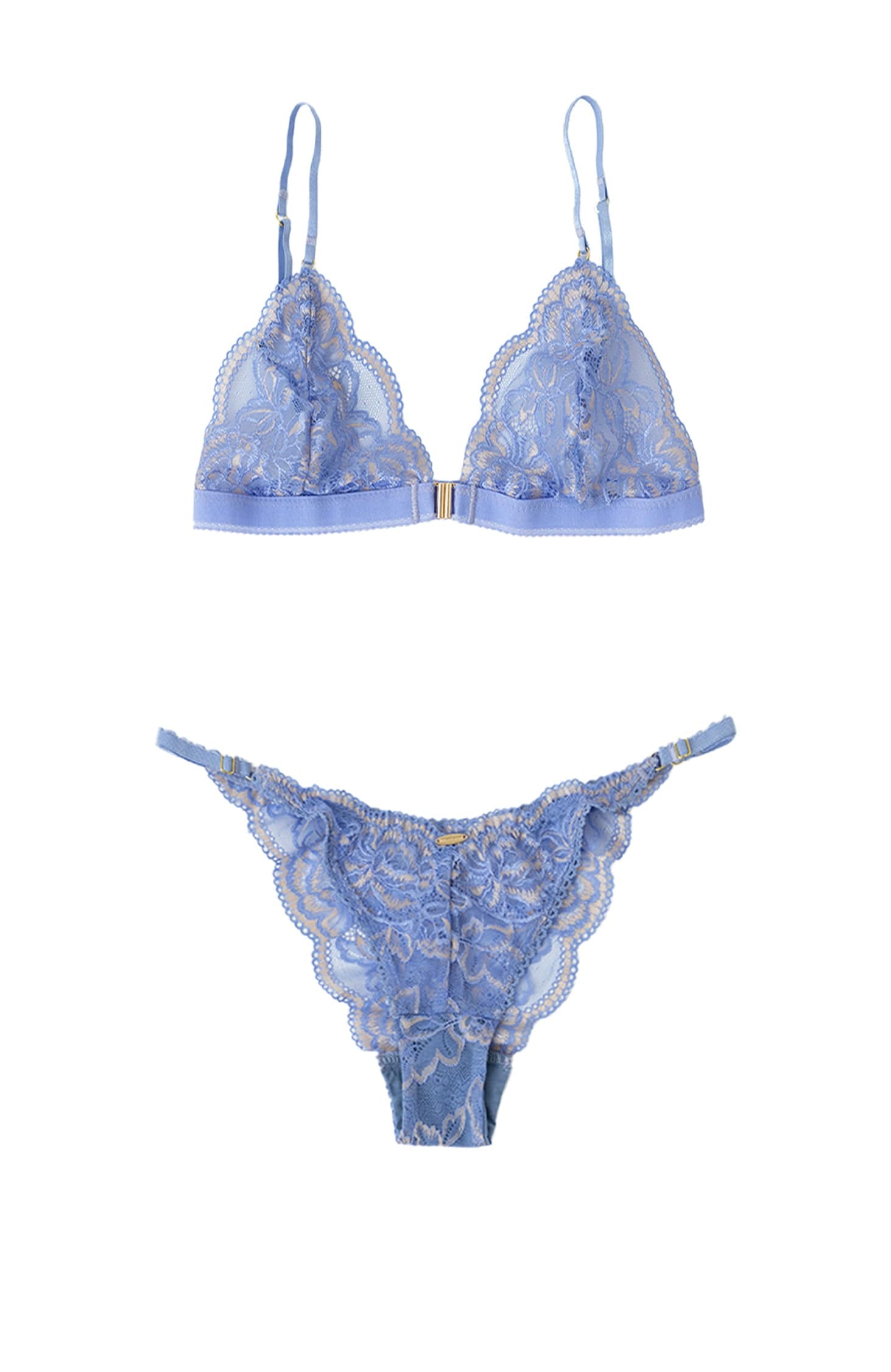 Sheer Lingerie Nette Rose Lingerie Sets Serena Front Clip Bralette and Knicker Set