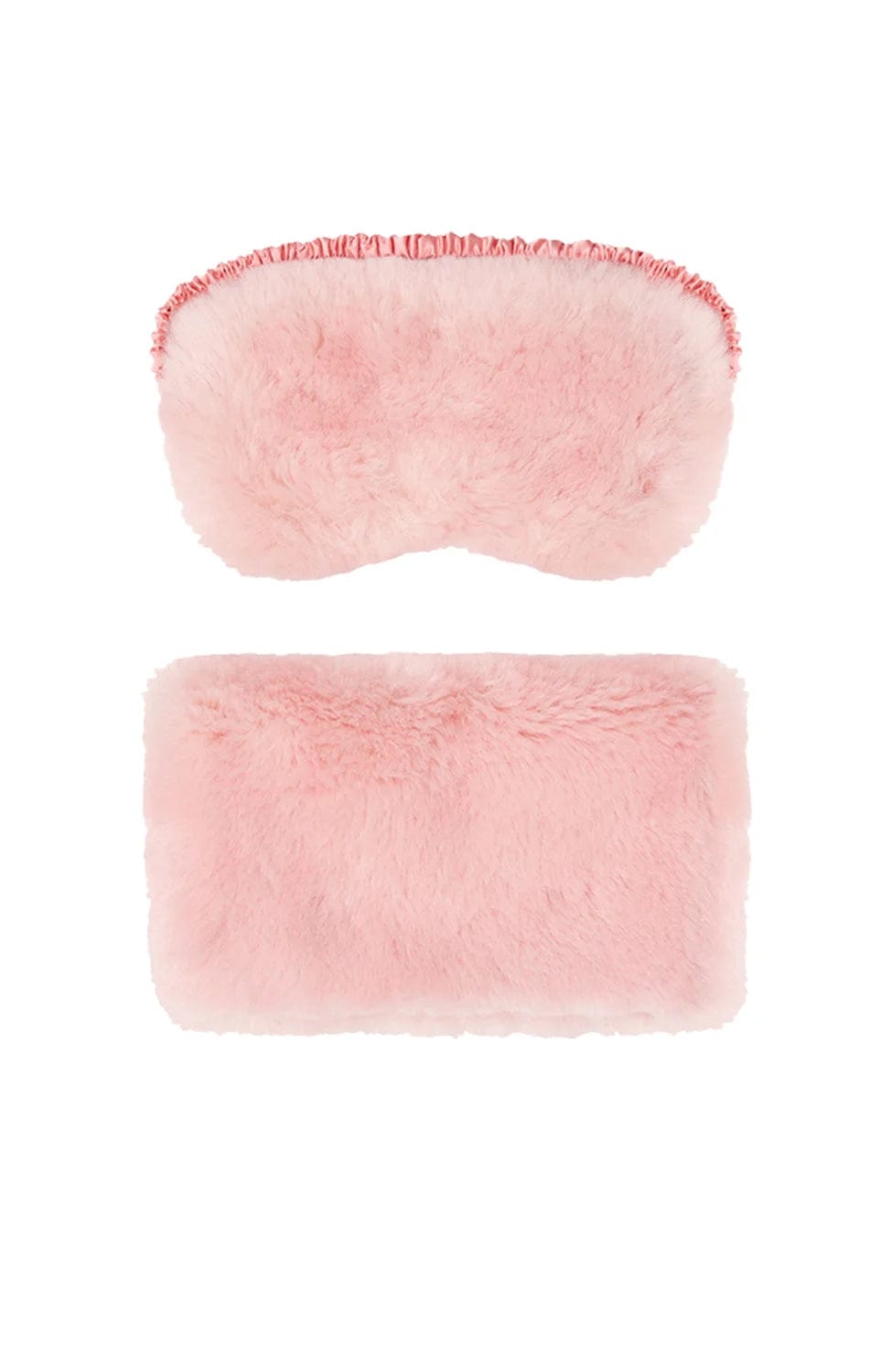 Sheer Lingerie Olivia von Halle Accessories Flamingo / O/S Audrey Flamingo Silk Eyemask