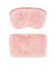 Sheer Lingerie Olivia von Halle Accessories Flamingo / O/S Audrey Flamingo Silk Eyemask