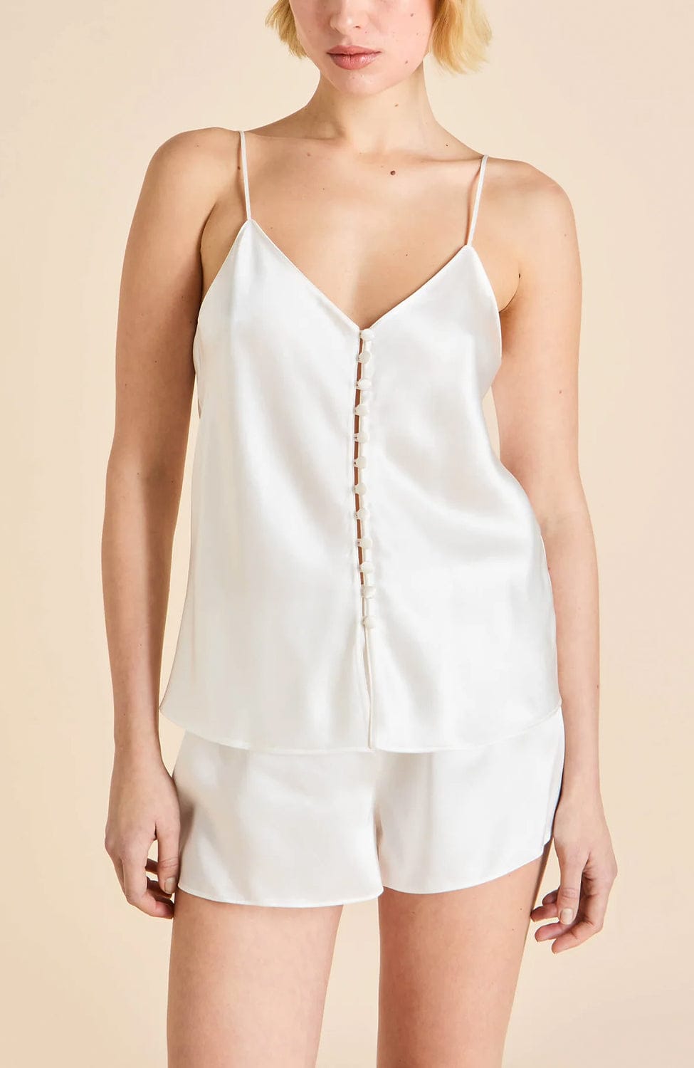 Sheer Lingerie Olivia von Halle Loungewear Etta Silk Cami & Shorts Set