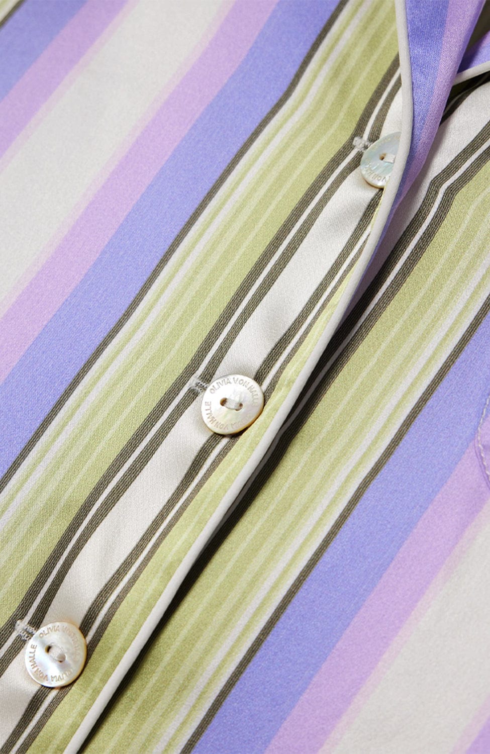 Sheer Lingerie Olivia von Halle Loungewear Lila Draper Silk Pajama Set