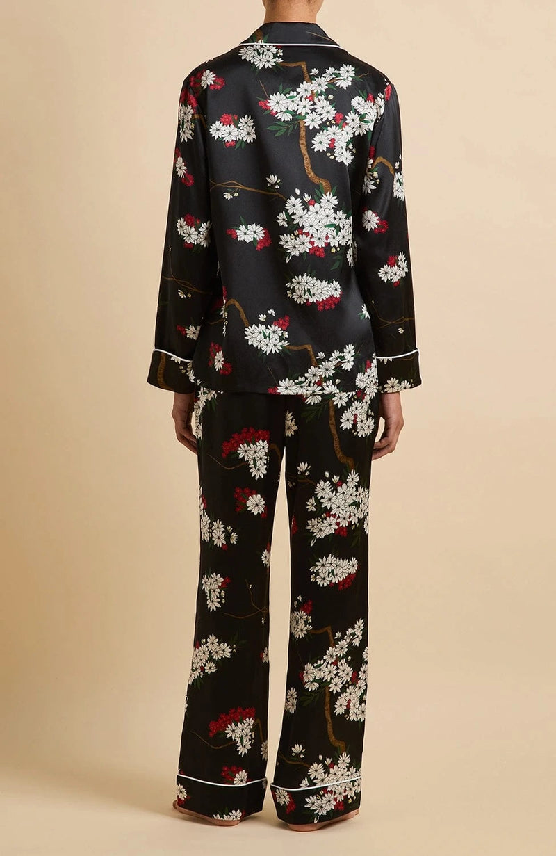 Sheer Lingerie Olivia von Halle Loungewear Lila Silk Pajama Set