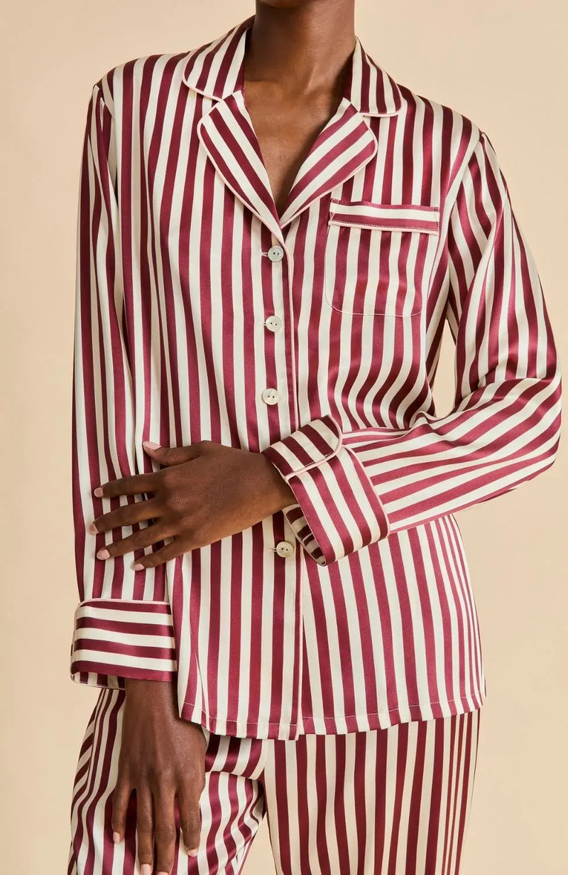 Sheer Lingerie Olivia von Halle Loungewear Lila Silk Pyjama Set