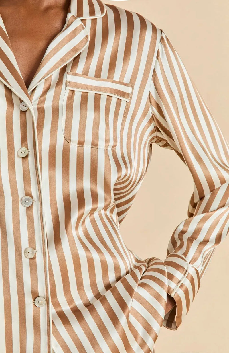 Sheer Lingerie Olivia von Halle Loungewear Lila Silk Pyjama Set