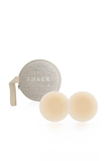 Sheer Lingerie Sheer Nipple Covers Caramel / O/S Non-Adhesive Nipple Cover