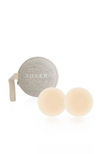 Sheer Lingerie Sheer Nipple Covers Creme / O/S Non-Adhesive Nipple Cover