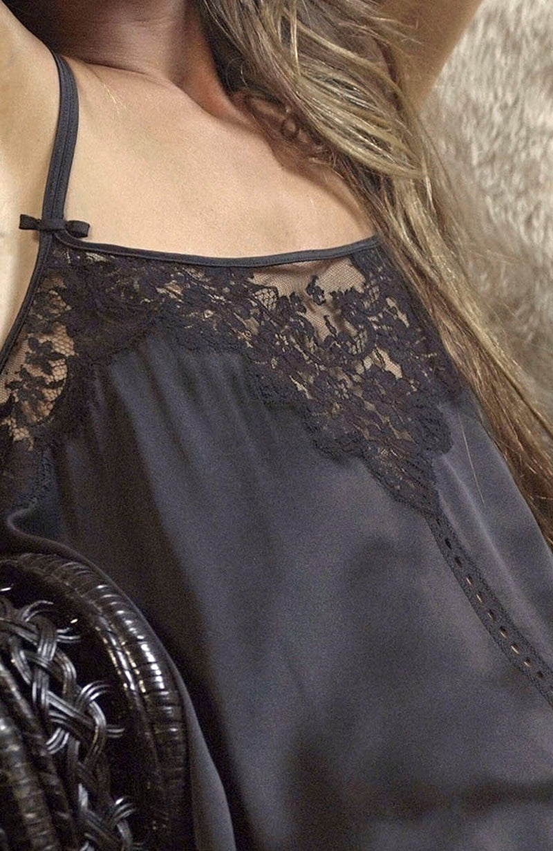 Florrie Silk Chemise-Loungewear-Shell Belle Couture-SHEER, SHEER, Luxury lingerie brand, Luxury lingerie Hong Kong, Designer lingerie HK, Designer lingerie online, International luxury lingerie, Luxury lingerie gift ideas, buy lingerie online, Designer lingerie global delivery, Luxury lingerie shipping to Australia, Luxury lingerie shipping to Singapore