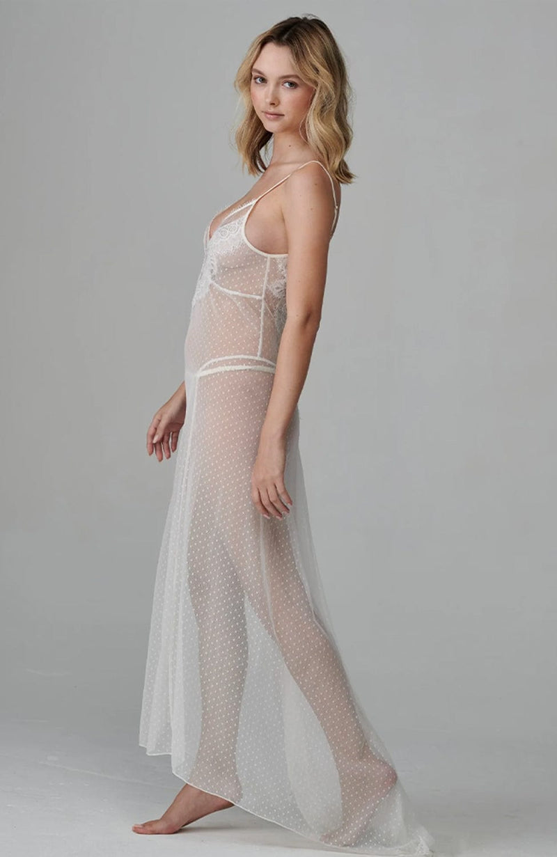 Iconic Gown-Loungewear-Shell Belle Couture-SHEER, SHEER, Luxury lingerie brand, Luxury lingerie Hong Kong, Designer lingerie HK, Designer lingerie online, International luxury lingerie, Luxury lingerie gift ideas, buy lingerie online, Designer lingerie global delivery, Luxury lingerie shipping to Australia, Luxury lingerie shipping to Singapore