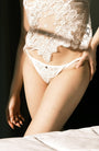 Sheer Lingerie Shell Belle Couture Underwear Ivory / XS Anais Brief