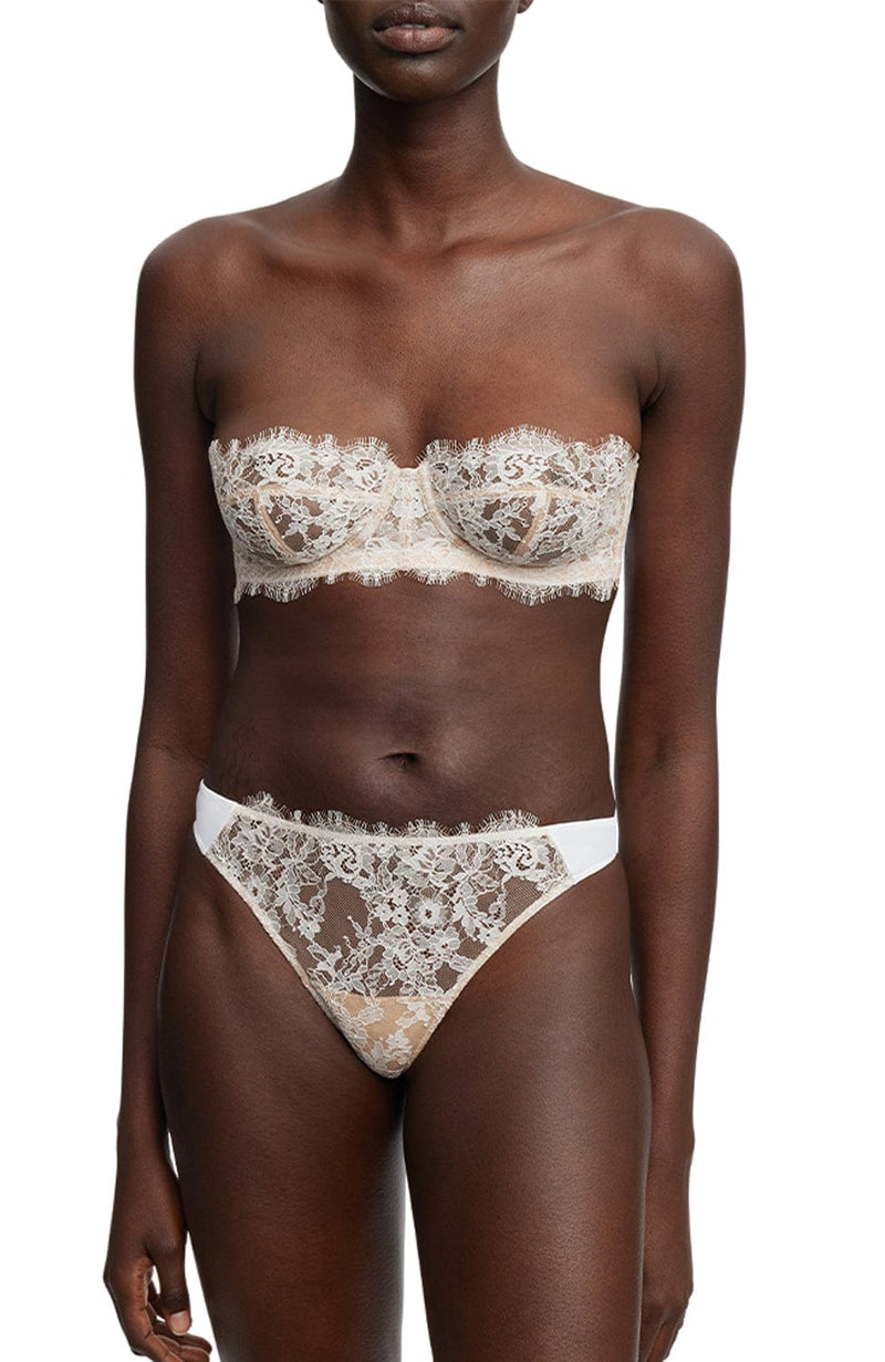 Entice Strapless Multi Way Bra and Thong Set-Lingerie Sets-Skarlett Blue-SHEER, SHEER, Luxury lingerie brand, Luxury lingerie Hong Kong, Designer lingerie HK, Designer lingerie online, International luxury lingerie, Luxury lingerie gift ideas, buy lingerie online, Designer lingerie global delivery, Luxury lingerie shipping to Australia, Luxury lingerie shipping to Singapore
