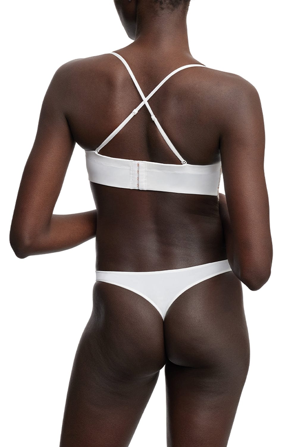 Sheer Lingerie Skarlett Blue Lingerie Sets Entice Strapless Multi Way Underwire Bra and Thong Set