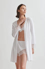 Sheer Lingerie Skin Loungewear White / 2401 / 0 Melissa Robe