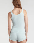 Sheer Lingerie Skin Loungewear Raisa Tank and Raffaela Short Set