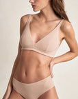 Sheer Lingerie Skin Underwear Galia Organic Pima Cotton Hipster 3 Pack