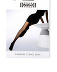 Sheer Lingerie Wolford Accessories Black / S Individual 10 Back Seam Tights