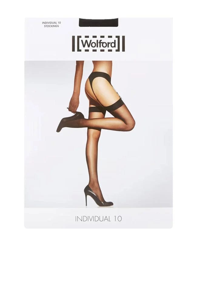 Sheer Lingerie Wolford Accessories Black / S Individual 10 Stocking