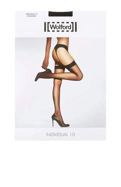 Sheer Lingerie Wolford Accessories Black / S Individual 10 Stocking
