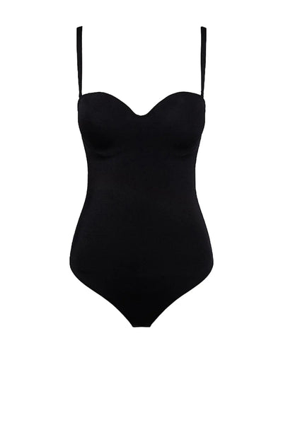 Sheer Lingerie Wolford Shapewear Black / XS/A Mat De Luxe Forming String Strapless Body