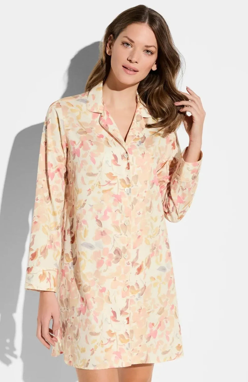 Sheer Lingerie Zimmerli Loungewear Cotton Sateen Sleepshirt