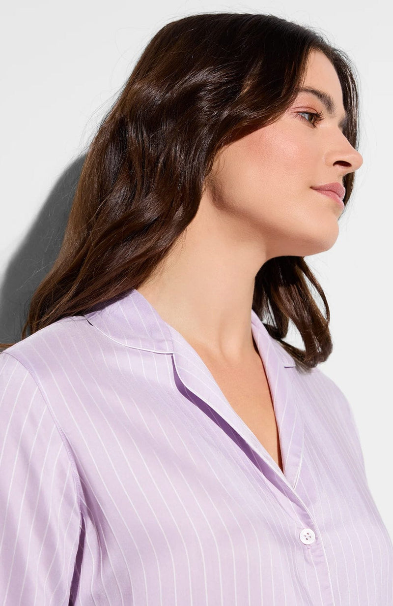 Feminine Stripes Sleepshirt-Loungewear-Zimmerli-SHEER, SHEER, Luxury lingerie brand, Luxury lingerie Hong Kong, Designer lingerie HK, Designer lingerie online, International luxury lingerie, Luxury lingerie gift ideas, buy lingerie online, Designer lingerie global delivery, Luxury lingerie shipping to Australia, Luxury lingerie shipping to Singapore