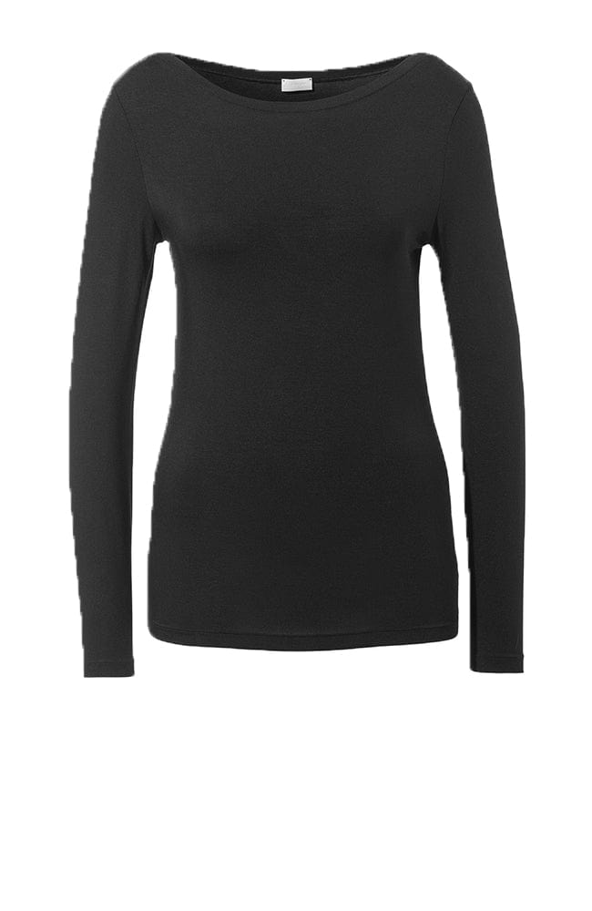 Sheer Lingerie Zimmerli Loungewear Black / 9001 / S Pureness Micromodal Long Sleeve Top
