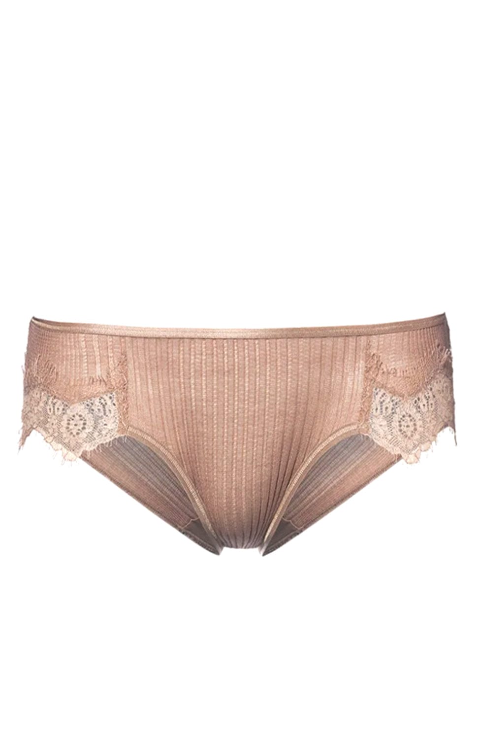 Sheer Lingerie Zimmerli Underwear Powder Rose / S Richelieu Cotton Lace Brief